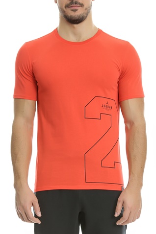 NIKE-Κοντομάνικη μπλούζα Nike Jordan πορτοκαλί 