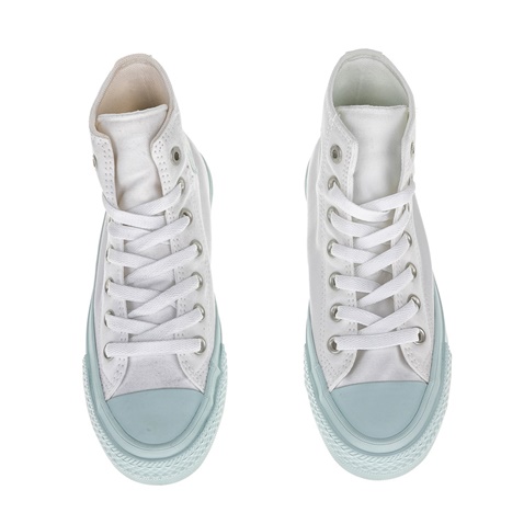 CONVERSE-Unisex παπούτσια Chuck Taylor All Star Hi λευκό-γαλάζιο