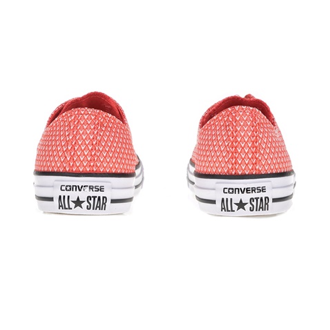 CONVERSE-Γυναικεία αθλητικά παπούτσια Chuck Taylor All Star Ox κόκινα-λευκά  