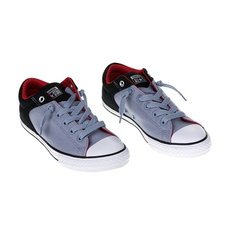 CONVERSE-Παιδικά παπούτσια Chuck Taylor All Star High Str γκρι-μαύρα