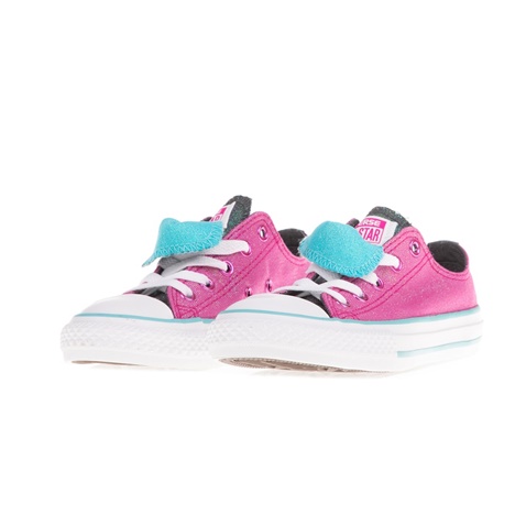 CONVERSE-Παιδικά παπούτσια CONVERSE CHUCK TAYLOR ALL STAR DOUBLE T ροζ