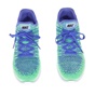 NIKE-Γυναικεία αθλητικά παπούτσια NIKE LUNAREPIC LOW FLYKNIT 2 πράσινα-μοβ