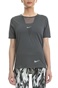NIKE-Γυναικεία κοντομάνικη μπλούζα Nike μαύρη 