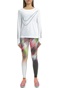 NIKE-Γυναικεία αθλητική μακρυμάνικη μπλούζα Nike BRTHE TOP LS CITY λευκή