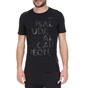 NIKE-Κοντομάνικη μπλούζα Nike μαύρη με στάμπα 