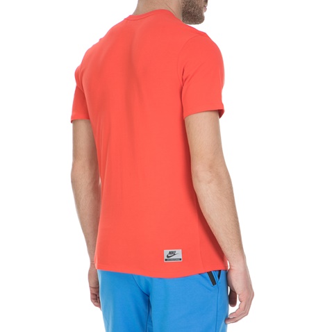 NIKE-Ανδρική κοντομάνικη μπλούζα Nike πορτοκαλί 
