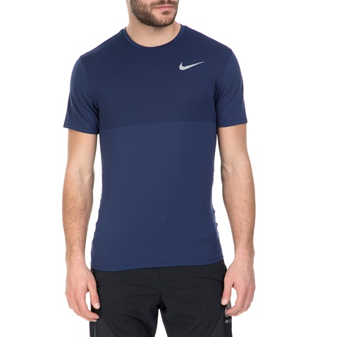 NIKE-Αθλητική κοντομάνικη μπλούζα Nike σκούρο μπλε 