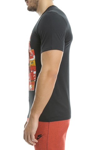 NIKE-Ανδρική κοντομάνικη μπλούζα Nike μαύρη 