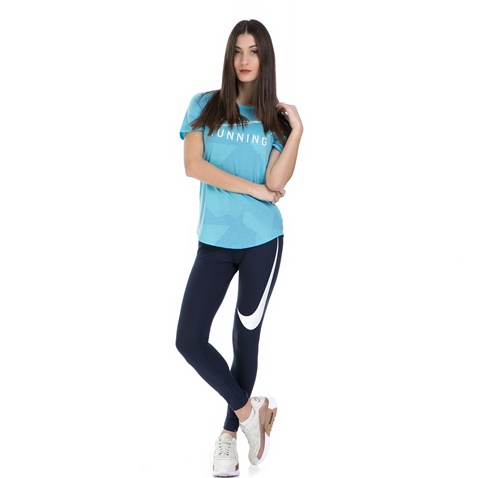 NIKE-Γυναικεία κοντομάνικη μπλούζα Nike μπλε 