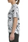 NIKE-Γυναικεία κοντομάνικη μπλούζα Nike λευκή - μαύρη