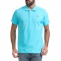 GREENWOOD-Ανδρική πόλο μπλούζα GREENWOOD γαλάζια