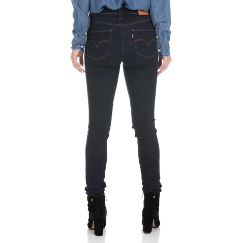 LEVI'S-Γυναικείο jean παντελόνι LEVI'S HIGH RISE SKINNY LONE WOLF μπλε
