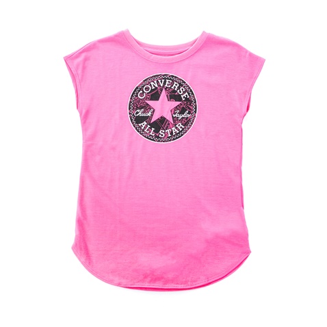 CONVERSE-Παιδική μπλούζα CONVERSE ροζ           