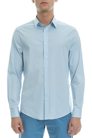 BEN SHERMAN-Ανδρικό πουκάμισο Ben Sherman γαλάζιο 