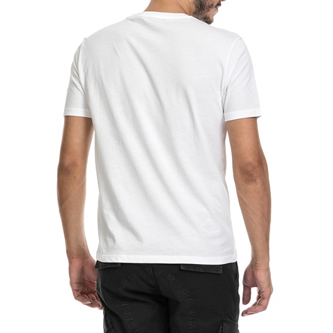 BEN SHERMAN-Ανδρική μπλούζα UNION JACK GRAPHIC BEN SHERMAN λευκή 