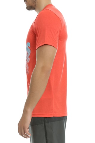 NIKE-Κοντομάνικη μπλούζα Nike πορτοκαλί με στάμπα 