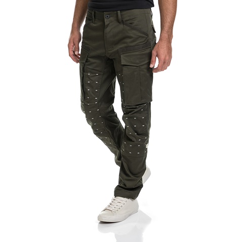 G-STAR-Ανδρικό παντελόνι Rovic 3D tapered G-STAR RAW χακί 