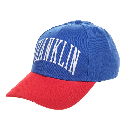 FRANKLIN & MARSHALL-Unisex καπέλο Franklin & Marshall μπλε - κόκκινο