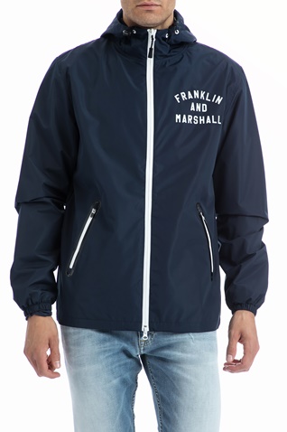 FRANKLIN & MARSHALL-Ανδρικό τζάκετ Franklin & Marshall μπλε