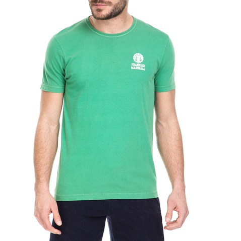 FRANKLIN & MARSHALL-Ανδρικό T-shirt Franklin & Marshall πράσινο