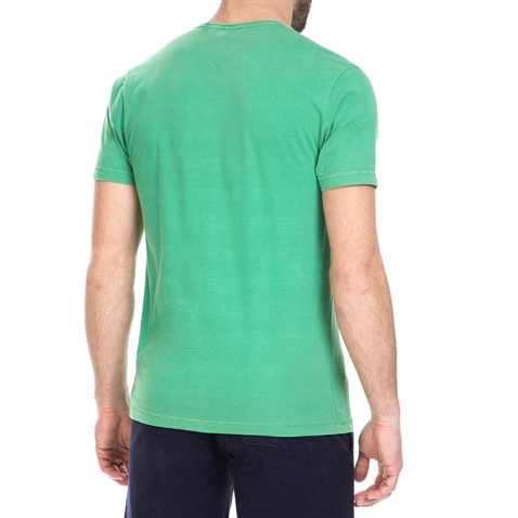 FRANKLIN & MARSHALL-Ανδρικό T-shirt Franklin & Marshall πράσινο