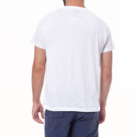 BATTERY-Ανδρική μπλούζα Battery λευκή