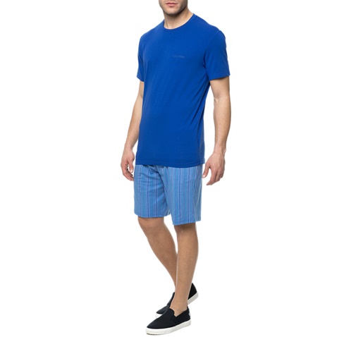CK UNDERWEAR-Ανδρικό σετ πιτζάμες CK μπλε