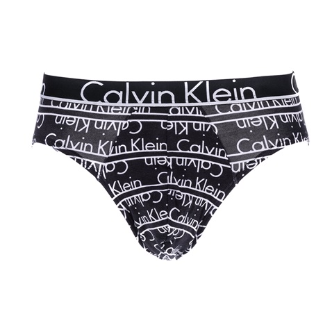 CK UNDERWEAR-Ανδρικό σλιπ Calvin Klein μαύρο με print