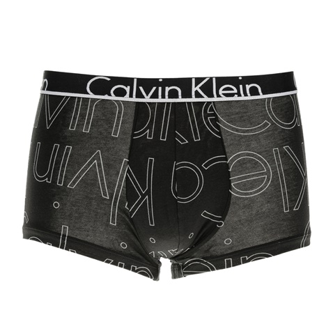 CK UNDERWEAR-Ανδρικό εσώρουχο μπόξερ CK Underwear LOW RISE TRUNK μαύρο - άσπρο