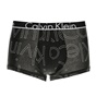 CK UNDERWEAR-Ανδρικό εσώρουχο μπόξερ CK Underwear LOW RISE TRUNK μαύρο - άσπρο