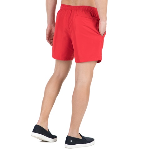 CK UNDERWEAR-Ανδρικό μαγιό βερμούδα MEDIUM DRAWSTRING CK Underwear κόκκινο
