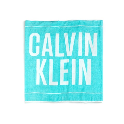 CK UNDERWEAR-Πετσέτα θαλάσσης CALVIN KLEIN μπλε-άσπρη 