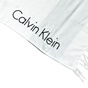 CK UNDERWEAR-Πετσέτα θαλάσσης CALVIN KLEIN άσπρη-γκρι  