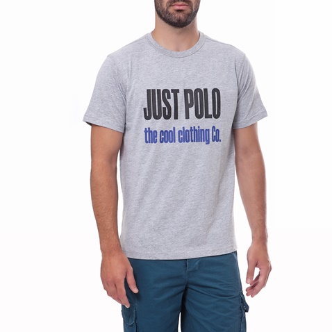 JUST POLO-Ανδρική μπλούζα Just Polo γκρι