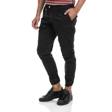 SSEINSE-Ανδρικό παντελόνι CARGO SSEINSE μαύρο 