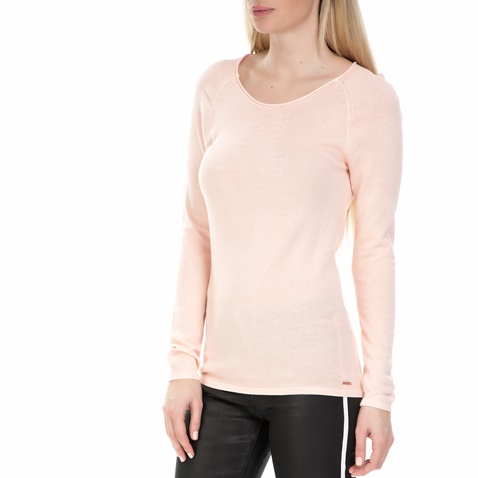 CALVIN KLEIN JEANS-Γυναικείο πουλόβερ Calvin Klein Jeans ροζ