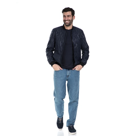 CALVIN KLEIN JEANS-Ανδρικό bomber μπουφάν Calvin Klein Jeans μπλε