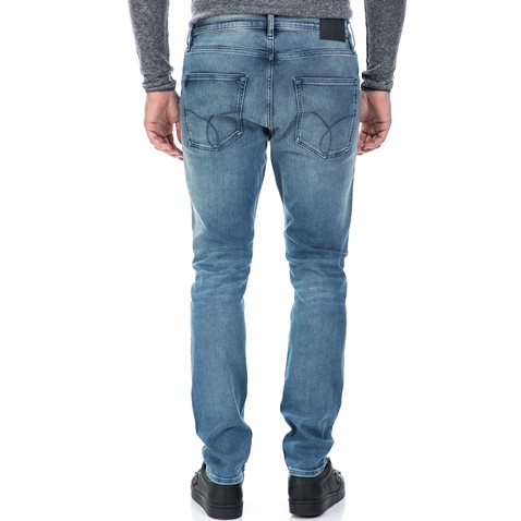 CALVIN KLEIN JEANS-Ανδρικό τζιν παντελόνι Regular Taper Calvin Klein Jeans μπλε