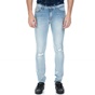 CALVIN KLEIN JEANS-Ανδρικό τζιν παντελόνι Calvin Klein Jeans μπλε ανοιχτό με σκισίματα