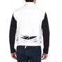 CALVIN KLEIN JEANS-Ανδρικό τζιν γιλέκο Calvin Klein Jeans λευκό