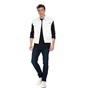 CALVIN KLEIN JEANS-Ανδρικό τζιν γιλέκο Calvin Klein Jeans λευκό