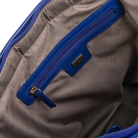 GUESS-Γυναικεία τσάντα ώμου Florencia Carryall Guess μπλε