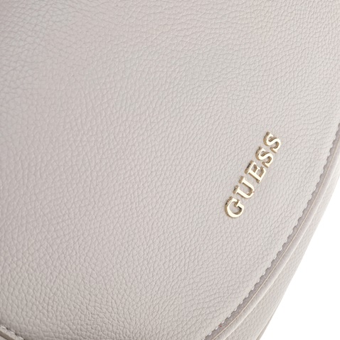 GUESS-Γυναικεία τσάντα SUN DRAWSTRING λευκή 