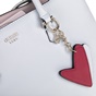 GUESS-Γυναικεία τσάντα GUESS PIN UP POP Shopper λευκή-ροζ 