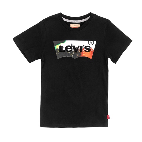 LEVIS KID'S-Παιδική κοντομάνικη μπλούζα Levi's Kids μαύρη