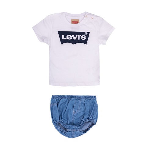 LEVI'S KIDS-Βρεφικό σετ Levi's Kids μπλε-λευκό