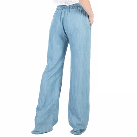 GUESS-Γυναικεία τζιν παντελόνα με κορδόνι Guess PALAZZO μπλε