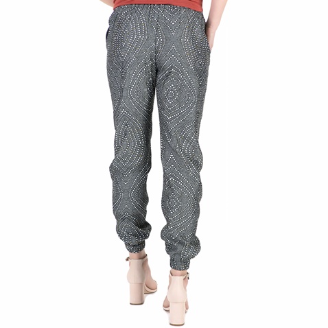GUESS-Γυναικείο υφασμάτινο παντελόνι Guess HELA JOGGER γκρι με print
