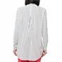 GUESS-Γυναικείο ριγέ πουκάμισο Guess SISIKA ασπρόμαυρο