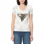 GUESS-Γυναικείο t-shirt GUESS λευκό με print